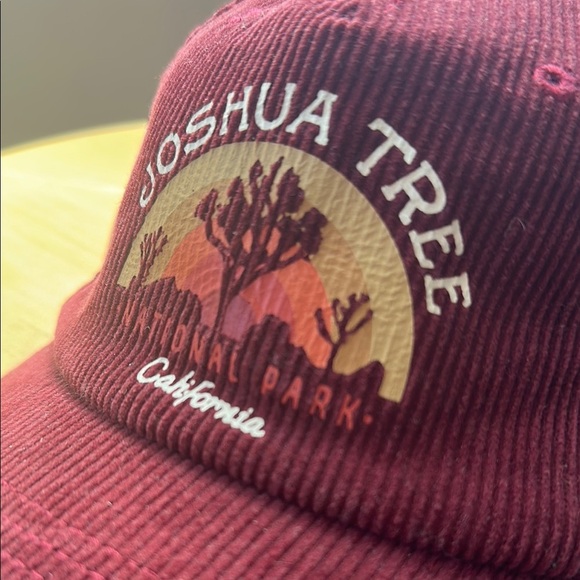 Red Corduroy Joshua Tree Cap - Picture 3 of 4